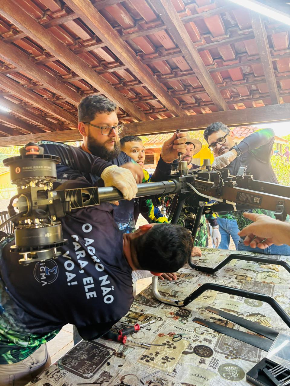 Turma do curso de Manutencao de Drone - foto 4