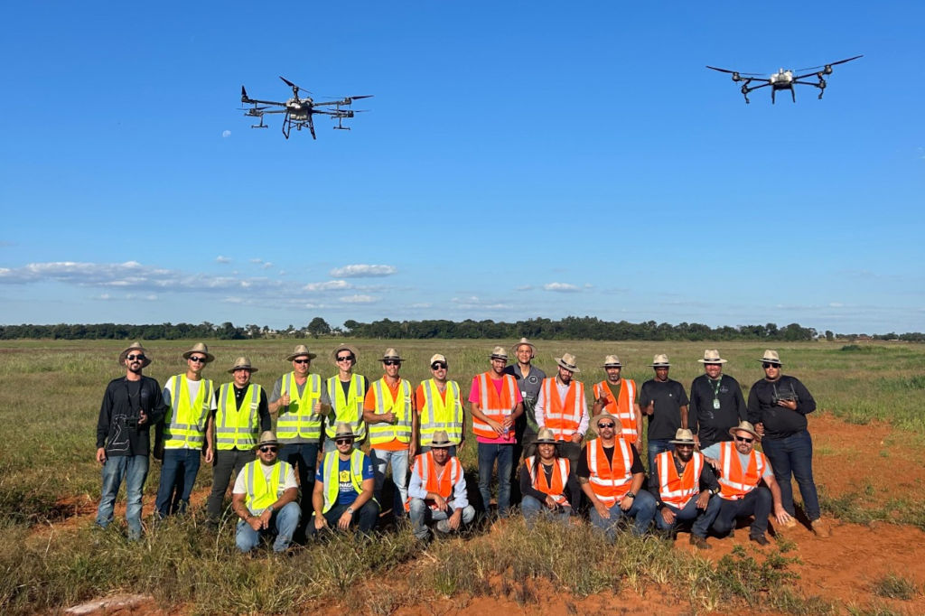 Galeria do curso de piloto de drone agrícola