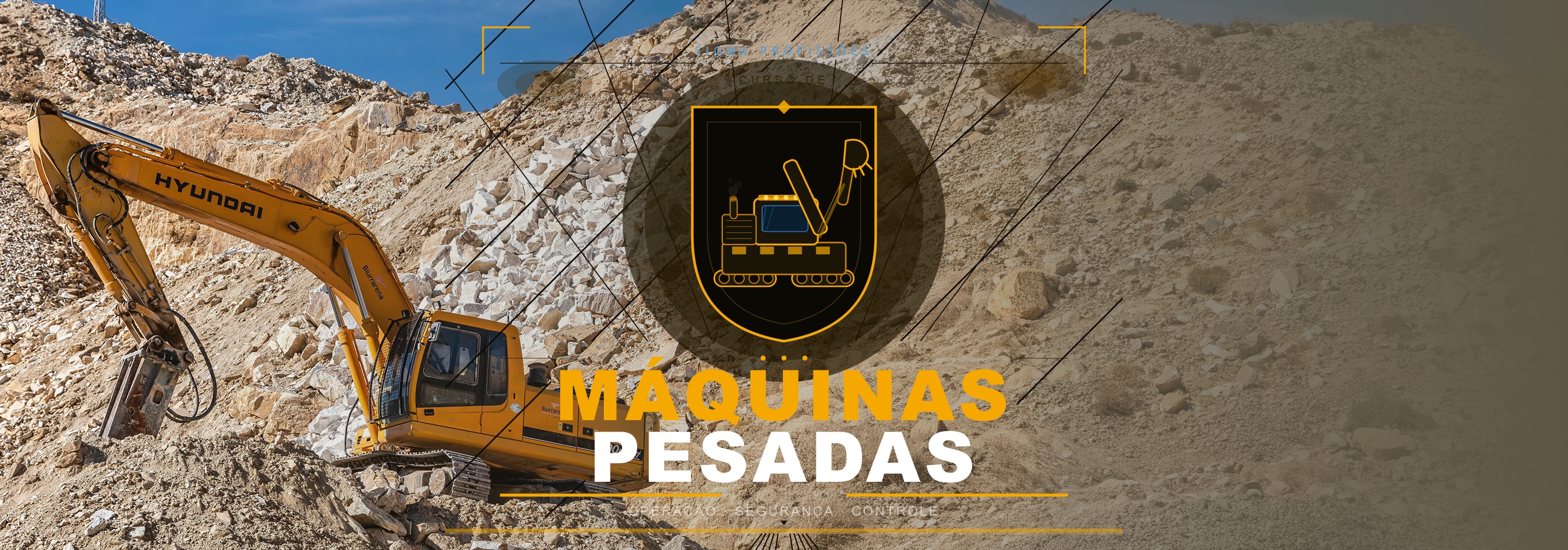 Formação profissional em Operador de Máquinas Pesadas